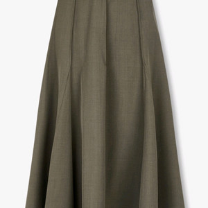 [새상품]보브(VOV) 니트 밴딩 핀턱 플레어 스커트 (2024신상)