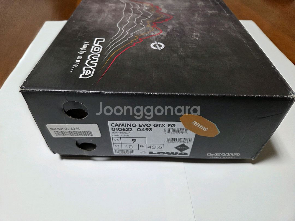 로바 끼미노 고어텍스 중등산화 uk9 새제품--1