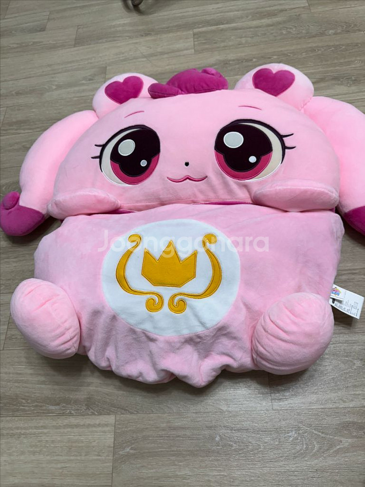 캐릭터 쿠션 어린이침낭 세트--1