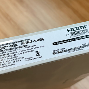 새상품 엘지 그램프로 16인치 16ZD90TP-GX59K 2025