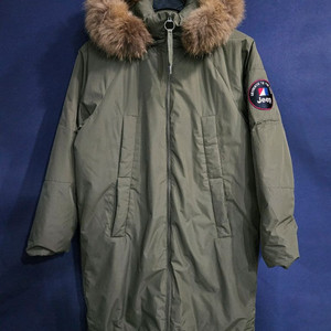 지프 카키컬러 남성 95 덕다운 패딩