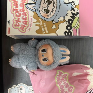 라부부 마카롱 씨솔트 소금 코코넛 인형 키링