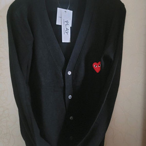 꼼데가르송 플레이 하트 가디건