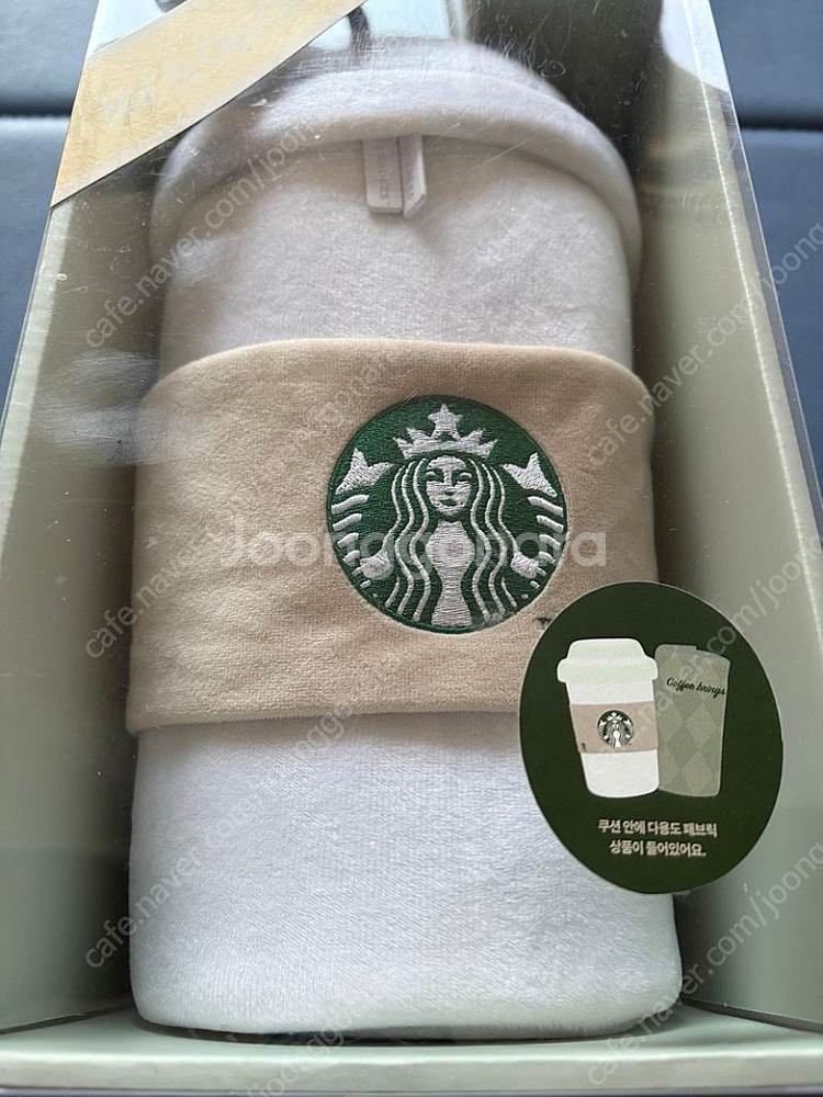 스타벅스 오텀 매트 파우치 담요 미사용 새제품--0