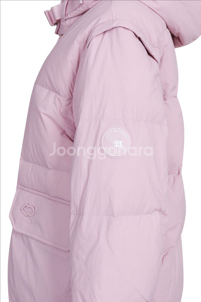 [럭키슈에뜨]패딩 코트 조끼 롱패딩 코오롱스포츠--3