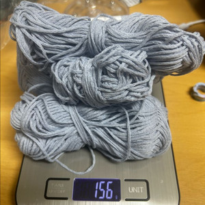 뜨개사계절 코튼풀오버 야미코튼 1볼 + 자투리