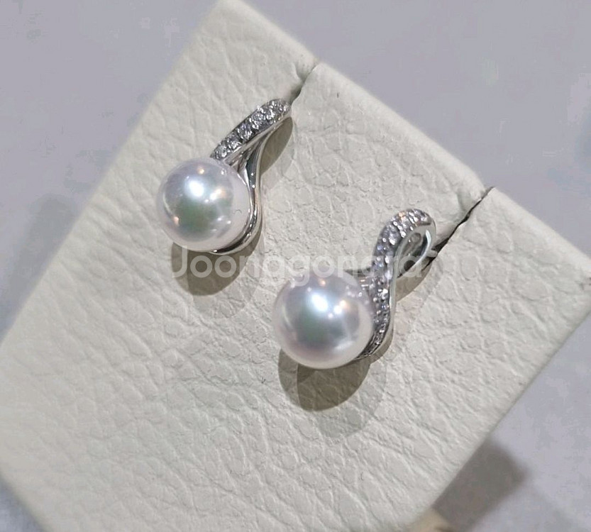 골든듀 끌레르 진주 목걸이 귀걸이 세트--1