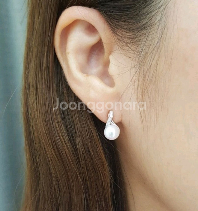 골든듀 끌레르 진주 목걸이 귀걸이 세트--3