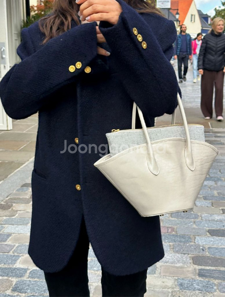 [쏭스튜디오] 알파카 테일러드 자켓 (네이비/새상품)--6