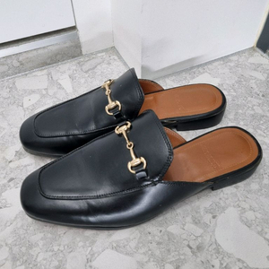 남성 소가죽 금장 홀스빗 블로퍼 블랙 280