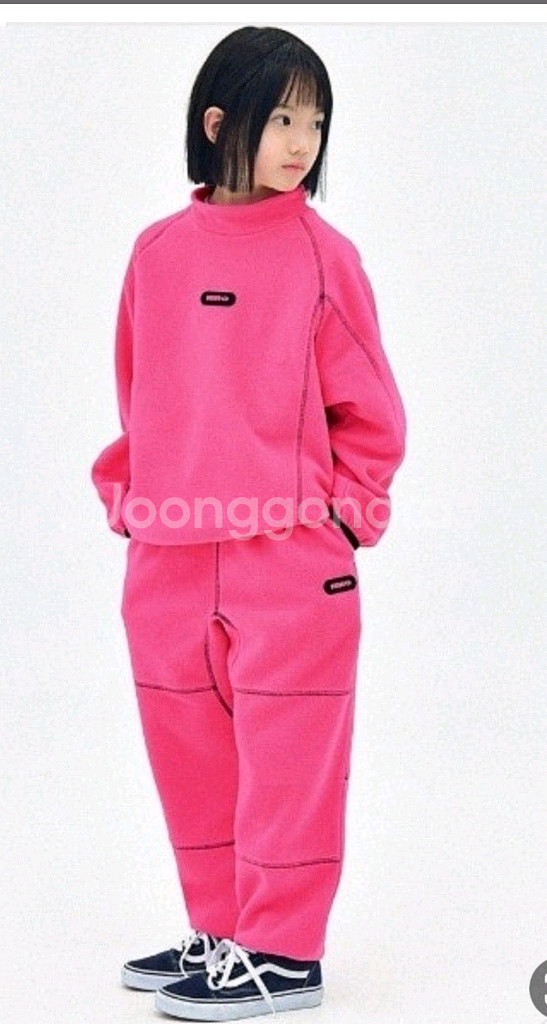 히로 에어프리스 모크넥 조거 세트 140--3