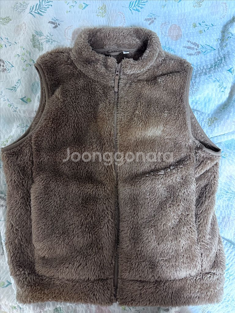 유니클로 키즈 후리스 조끼 150--0