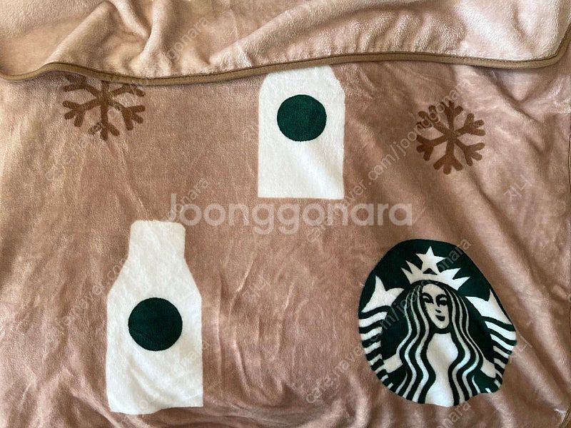 스타벅스 홀리데이 무릎담요 쿠키 미개봉 새제품--0