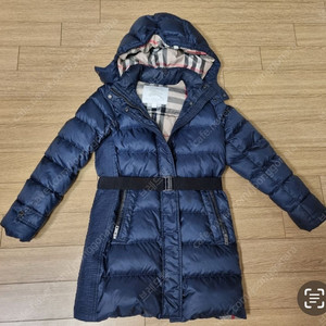 버버리 칠드런 키즈 롱패딩 10Y