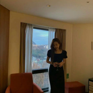 프로스트J 블랙 원피스