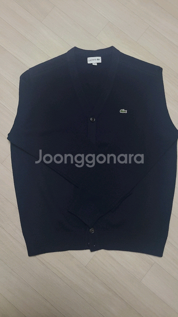 라코스테 가디건 네이비 판매합니다--0
