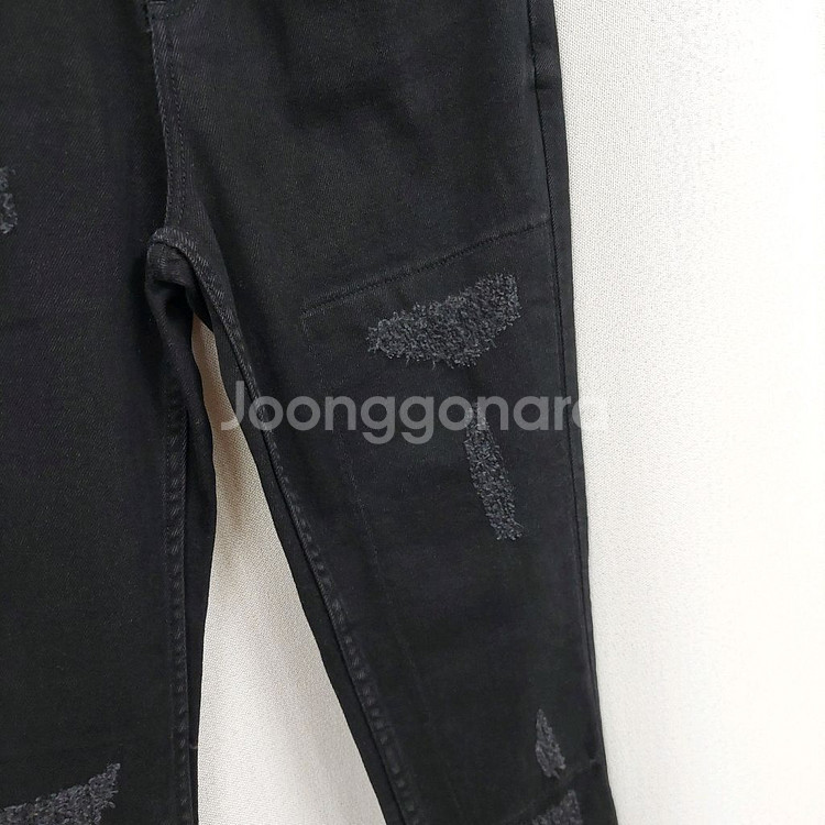 산드로 블랙 데님팬츠--2