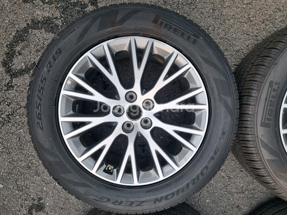 GV80 19인치 2655519 임판 휠타이어 팝니다--1