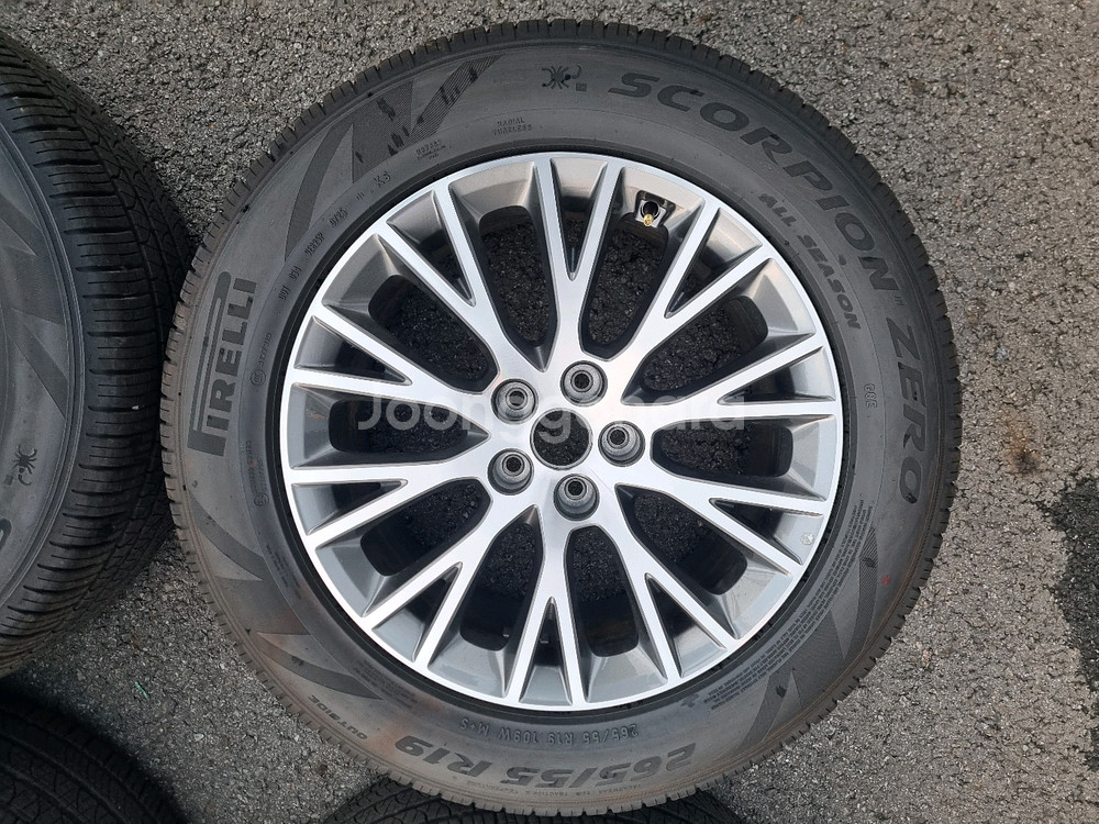 GV80 19인치 2655519 임판 휠타이어 팝니다--2