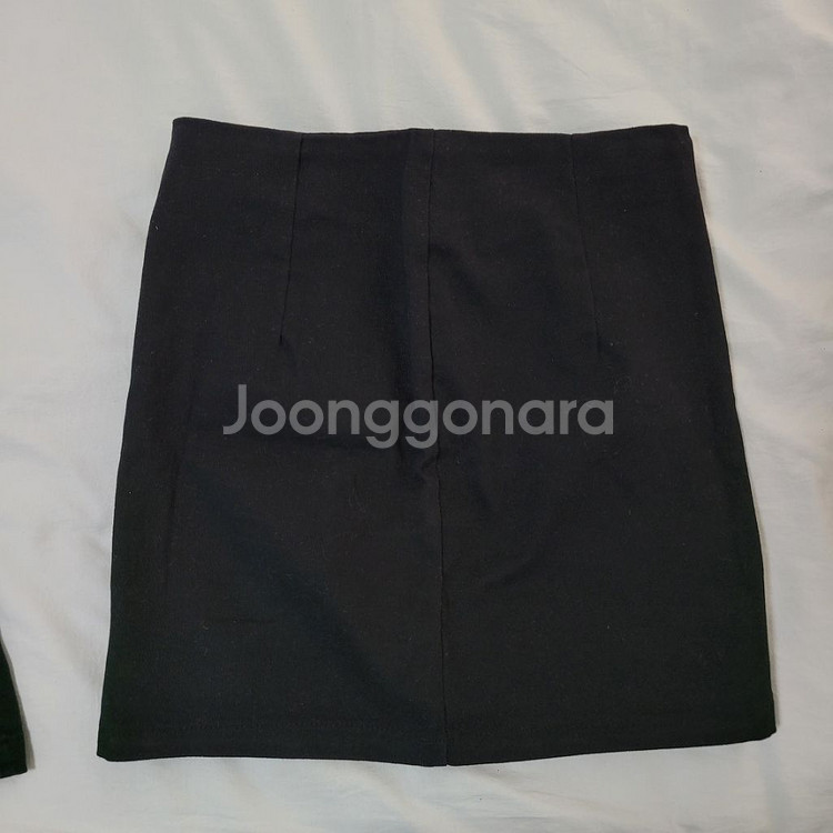 일괄 육육걸즈 지퍼 미니스커트 블랙 2개 S--4