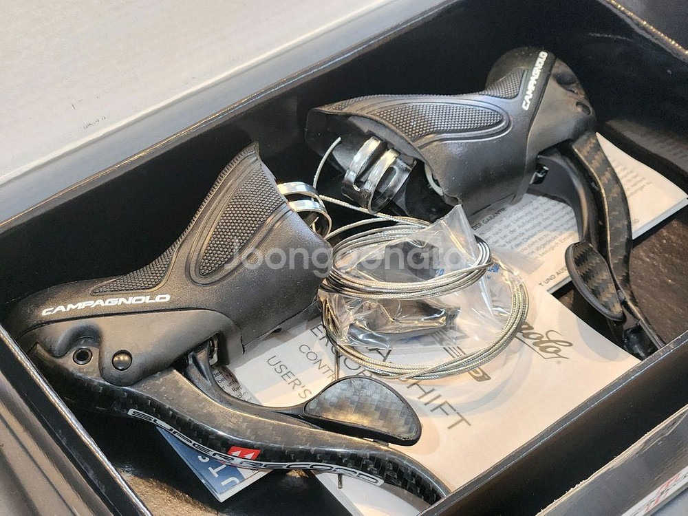 캄파놀로 슈퍼레코드 11단 레버 박스 신품--0