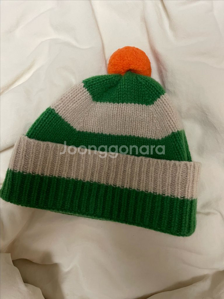 Jo Gordon 스코틀랜드 스트라이프 폼폼 비니--3