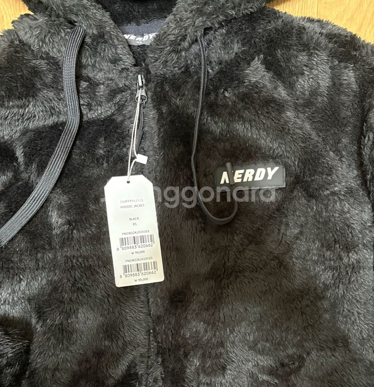 널디 플리스자켓XS 스카이블루55 ,검정 플리스 새제품 두종류--1