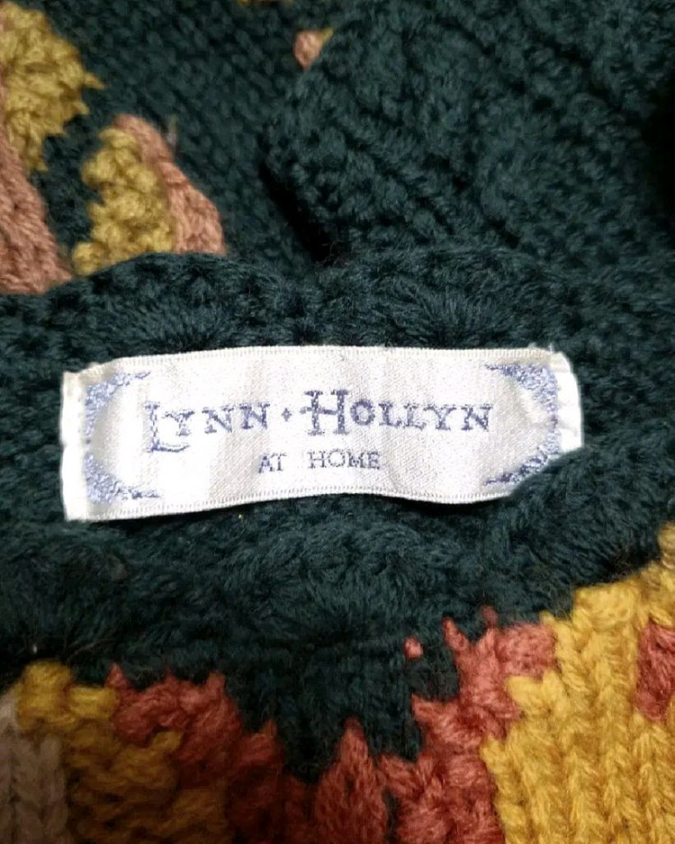 린 홀린 일본 빈티지 헤비 니트--3