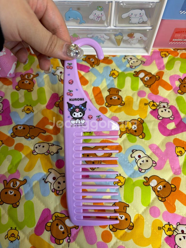 산리오 쿠로미 걸이형 빗 [정품 새상품]--1
