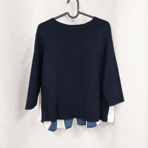 cos 코스 셔츠 레이어드 7부 니트