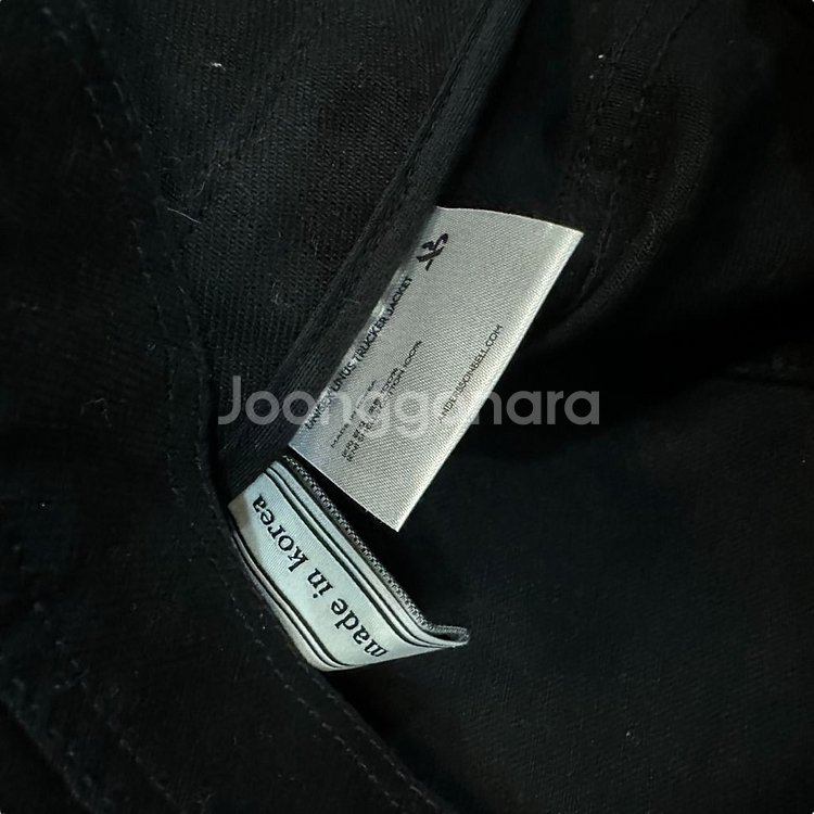 앤더슨벨 블랙진 데님 자켓--4