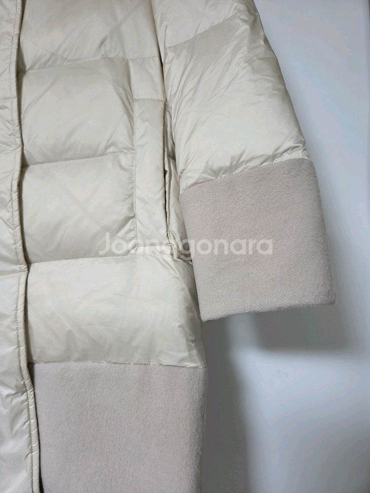 정가 150만원 이상! 이탈리아 페세리코 PESERICO 폭스 퍼 구스다운 패딩 코트 (40)--4