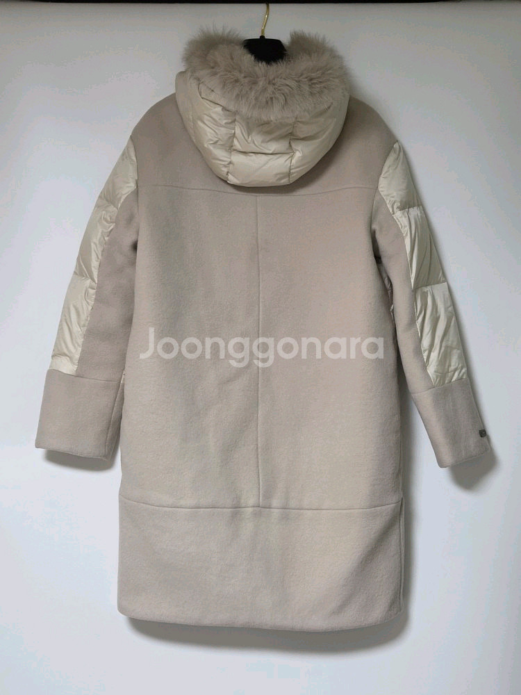 정가 150만원 이상! 이탈리아 페세리코 PESERICO 폭스 퍼 구스다운 패딩 코트 (40)--5