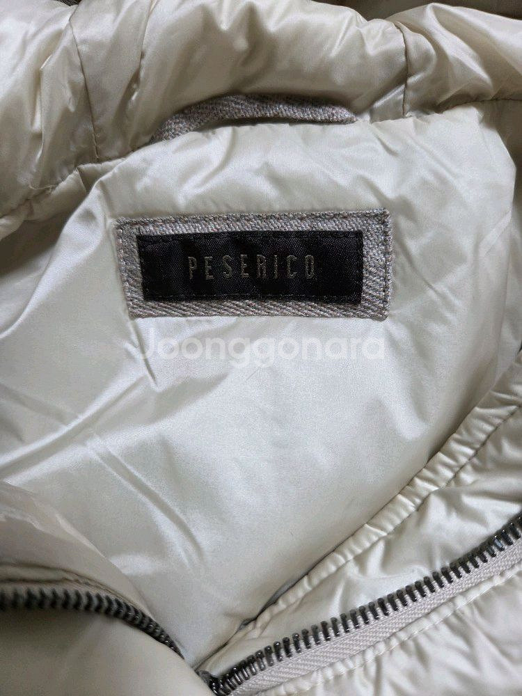 정가 150만원 이상! 이탈리아 페세리코 PESERICO 폭스 퍼 구스다운 패딩 코트 (40)--8