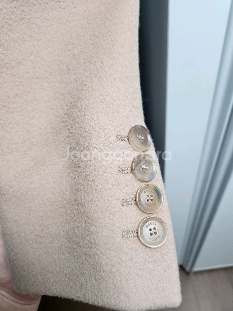 구찌 울 코트 38--4