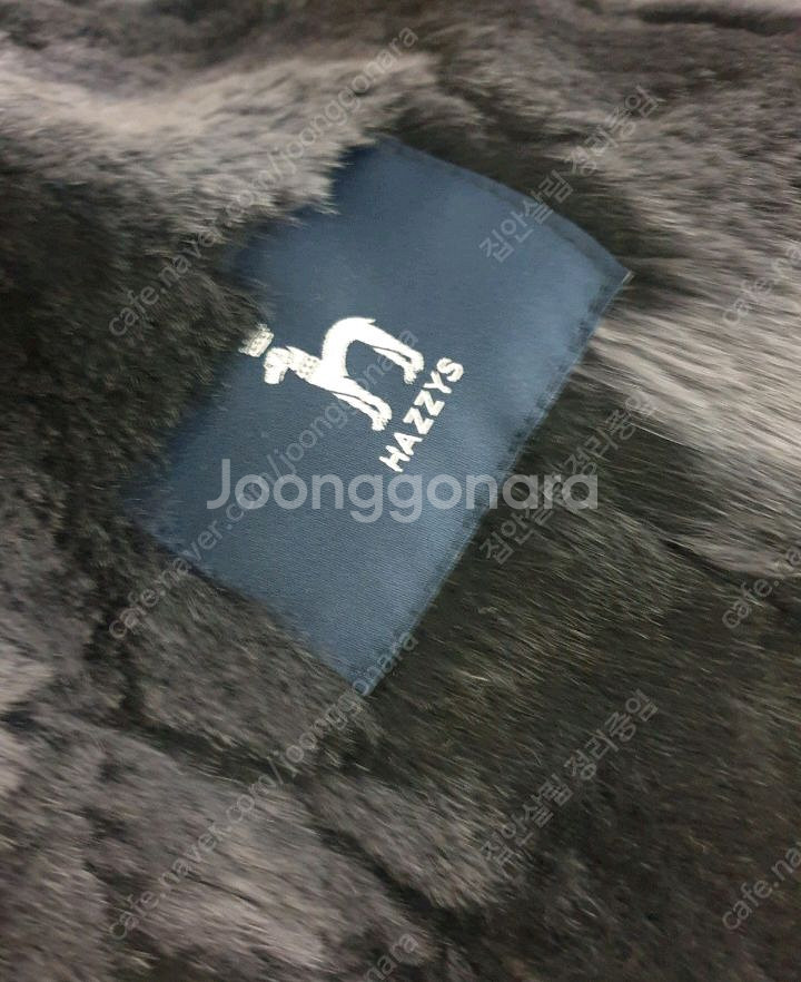 해지스 정품 토끼털100% 코트 66인대 사이즈 작아요--5