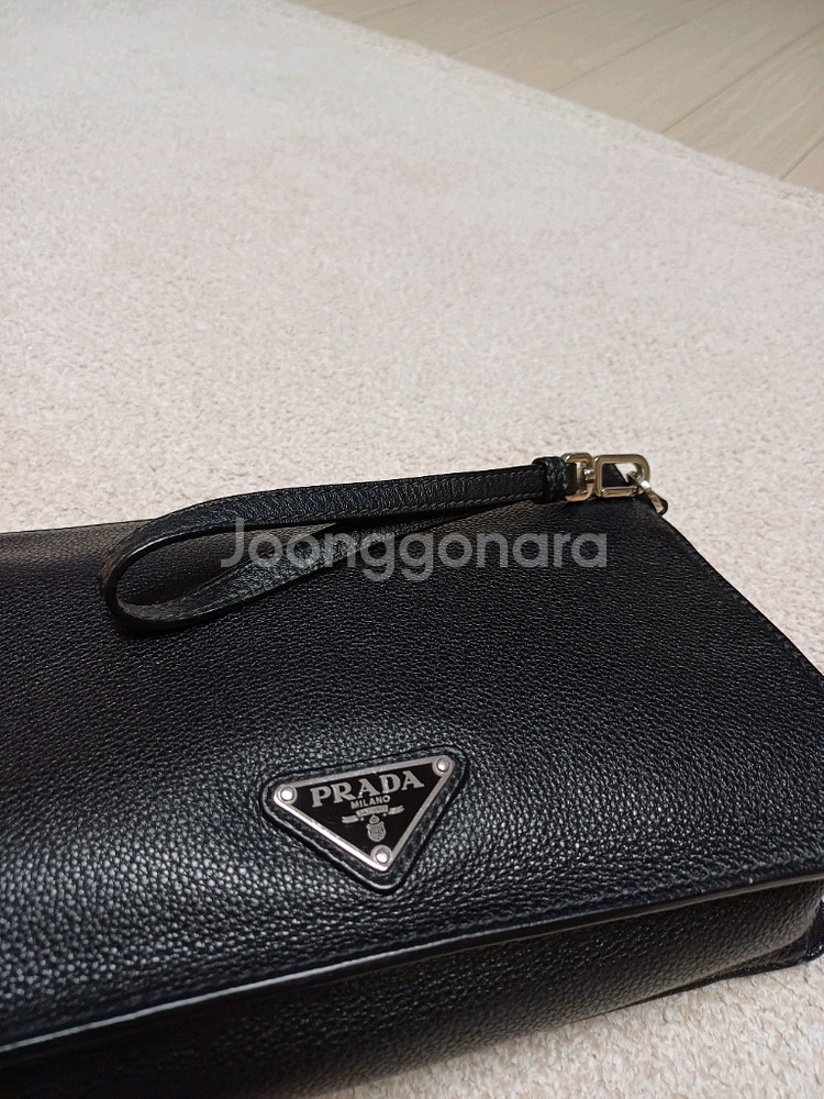 프라다 레더 클러치백 2vf006--1