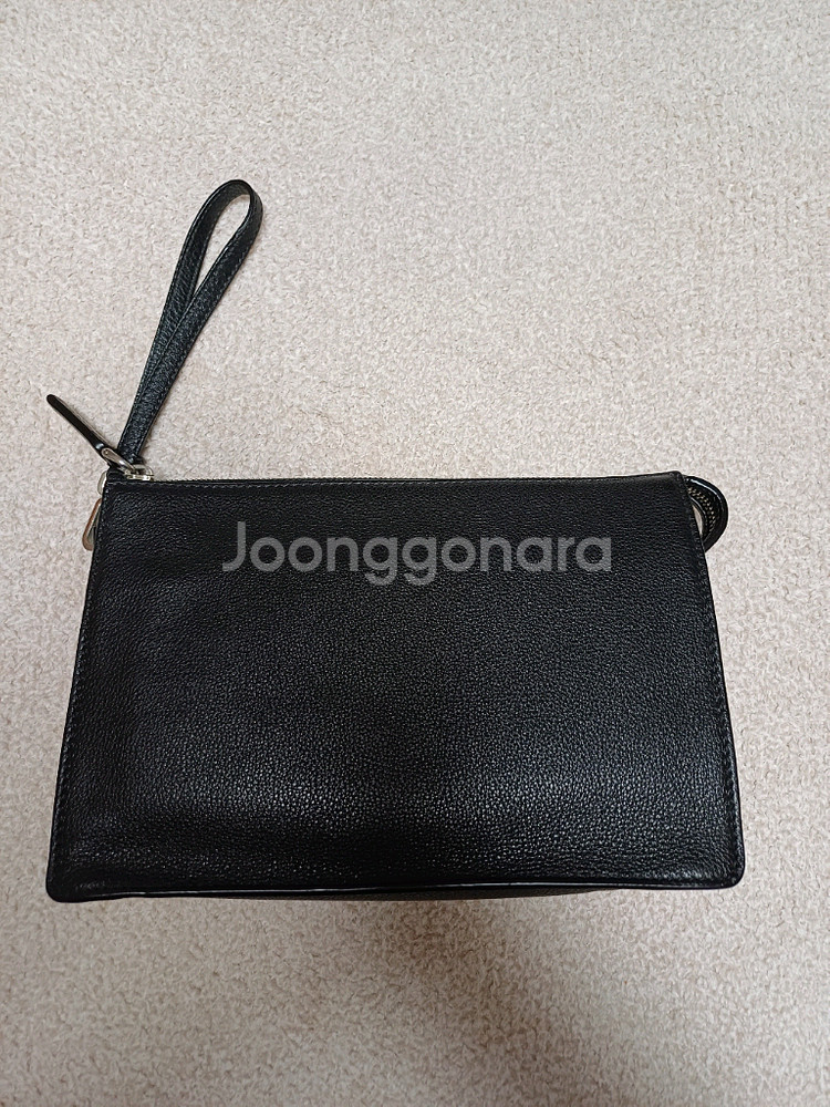 프라다 레더 클러치백 2vf006--2