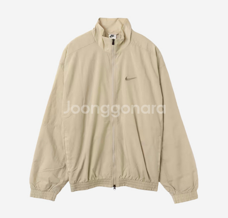 [새상품] XL) 나이키 클럽 오버사이즈 우븐 트랙 자켓 브라운--0