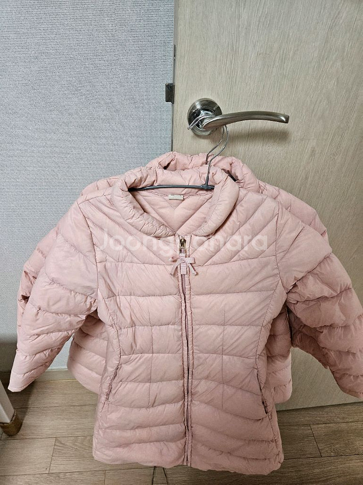 치크여아 패딩점퍼 130 쌍둥이 2벌 일괄판매--0