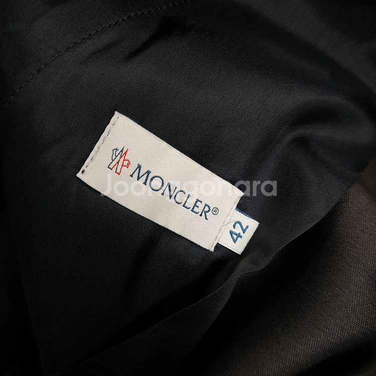 몽클레어 버건디 슬랙스바지--5