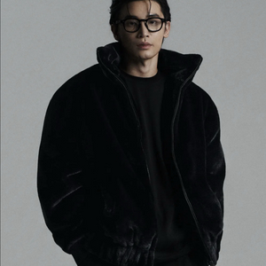 제이엘브 퍼 하이넥 자켓