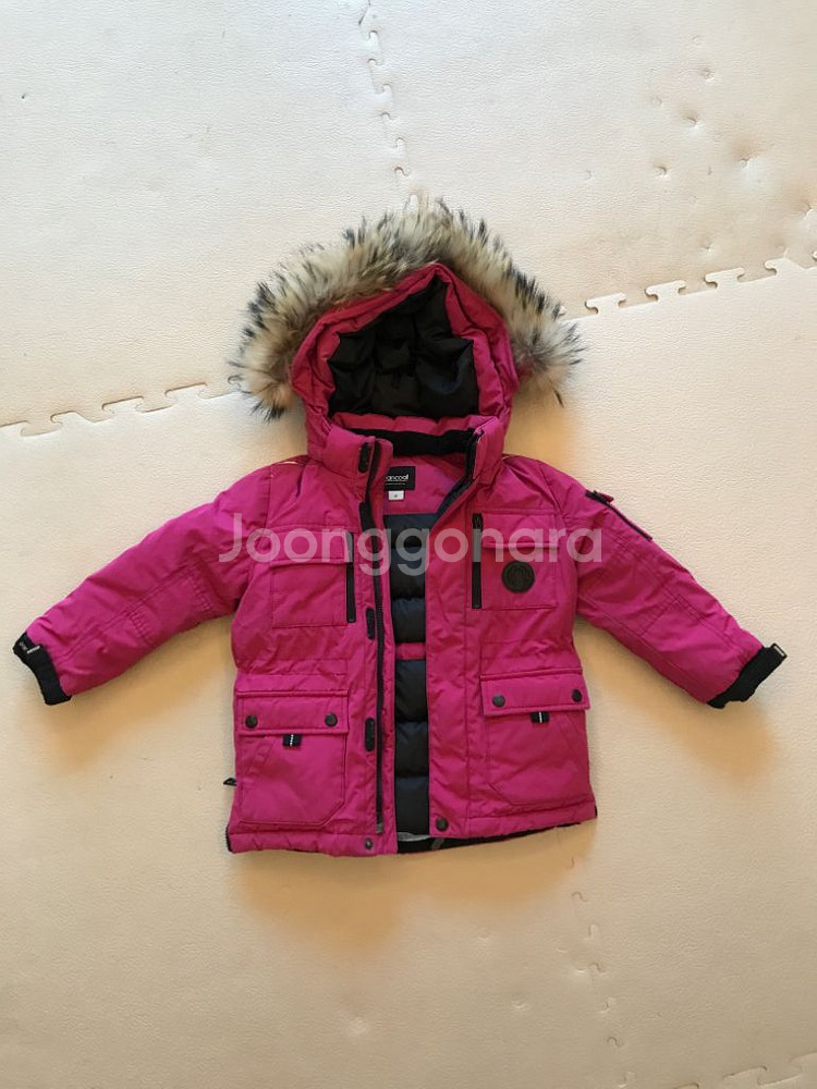 여아 팬콧 덕다운 패딩점퍼 110(5T)--0