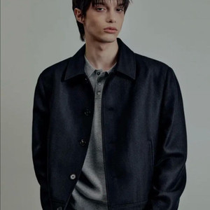 [새상품] 46 엘무드 마르코스 울 트러커 자켓 네이비