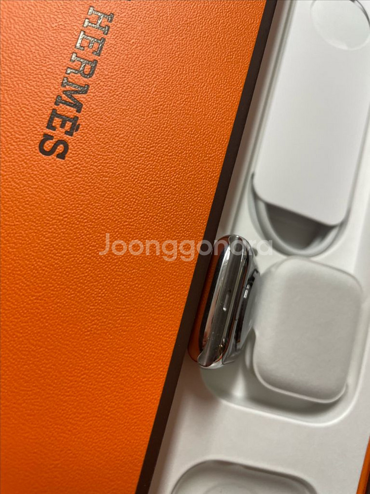 애플워치8에르메스 실버 41mm 신품급--3