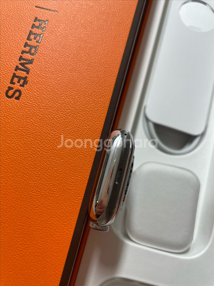 애플워치8에르메스 실버 41mm 신품급--5