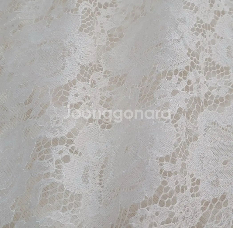 (새상품) 레이스 니트 안감 미디스커트--3