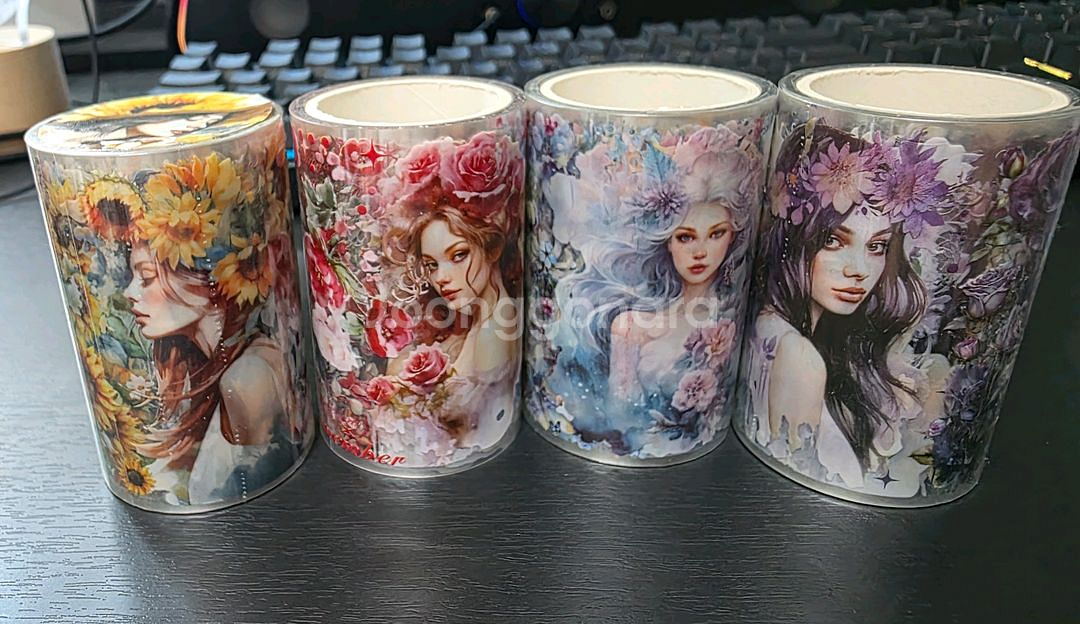 (처분) 다꾸 해외마테컷 4종 (일러스트풍 인물)--0