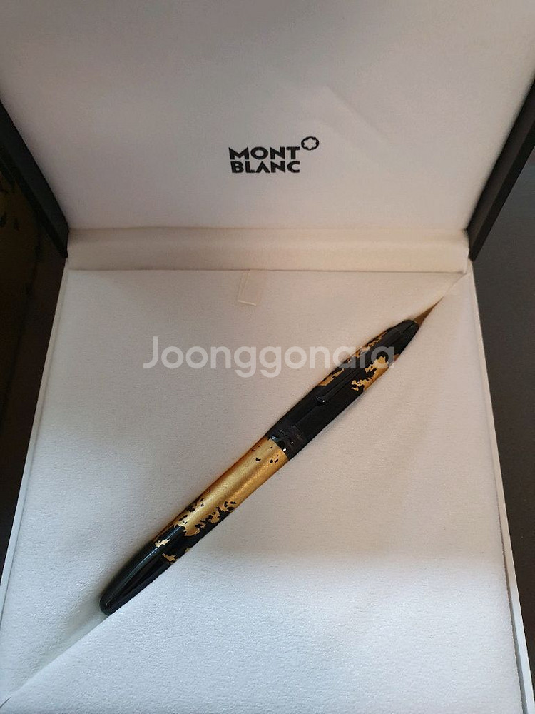 몽블랑 마이스터스튁 솔리테어 캘리그라피 롤러볼펜[새상품--2