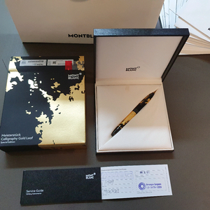 몽블랑 마이스터스튁 솔리테어 캘리그라피 롤러볼펜[새상품